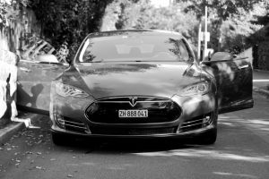 Tesla Model S Front View