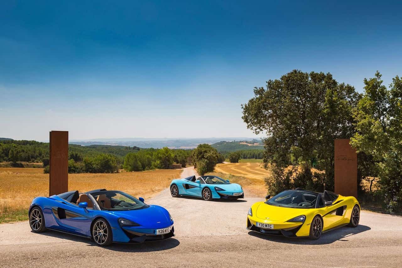 mclaren 570s spider colors