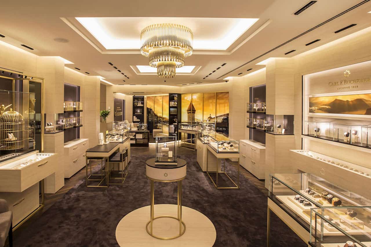 Opening Of The First Carl F. Bucherer Boutique In Lucerne