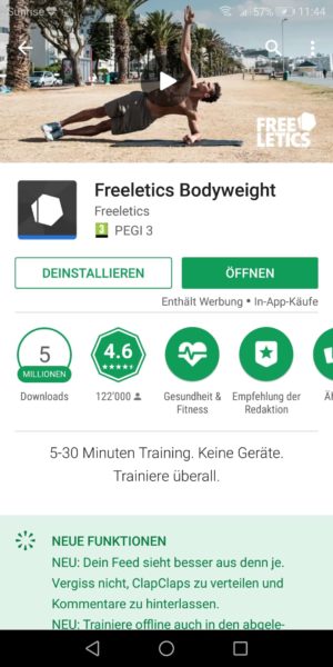 freeletics application