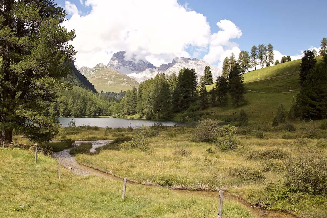 swiss mountains hike