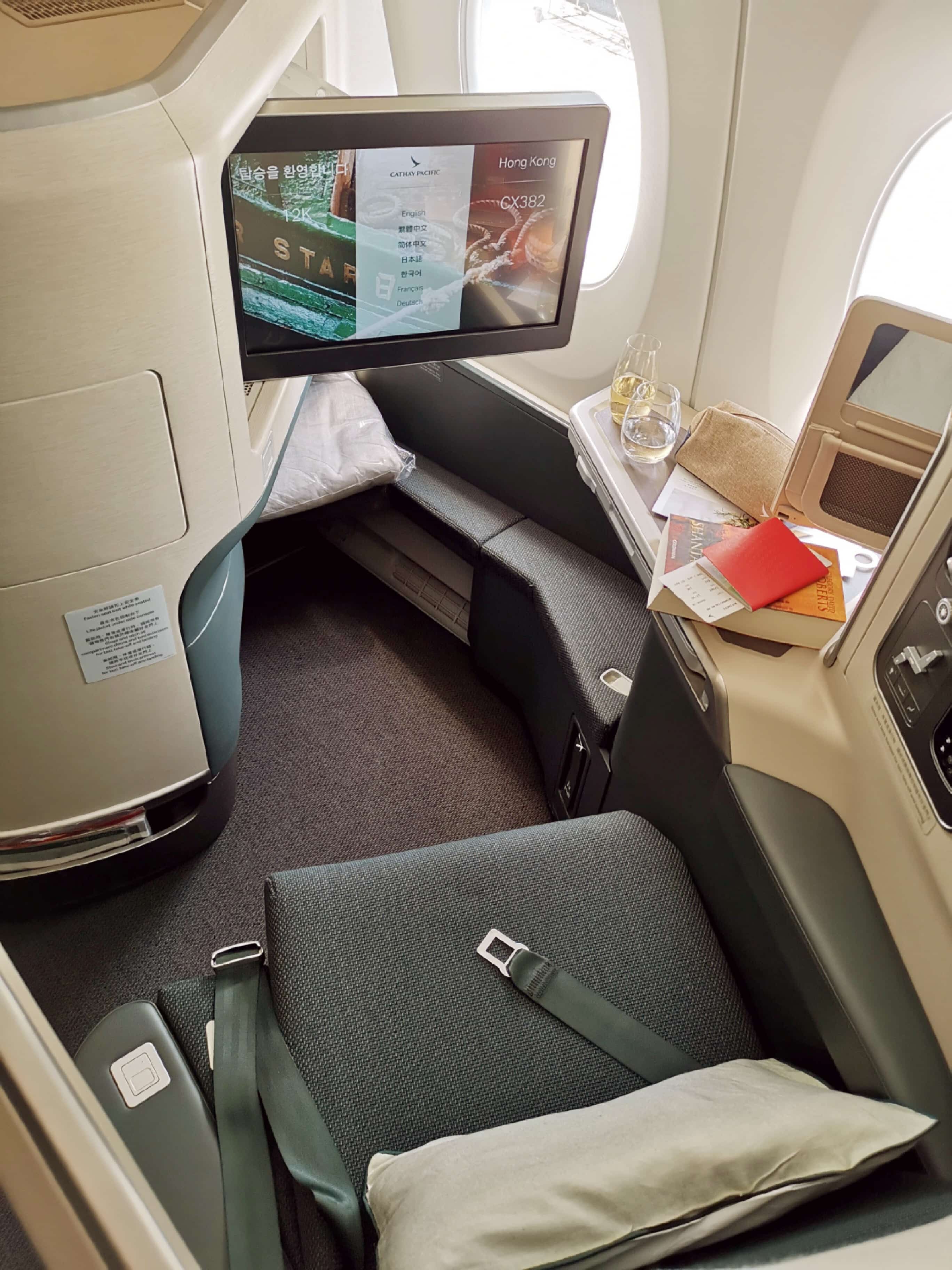 cathay pacific A350 business class