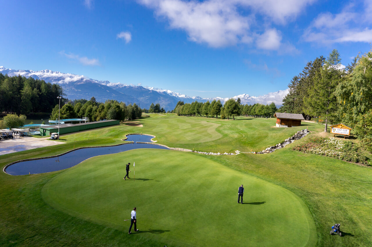 golf course crans montana